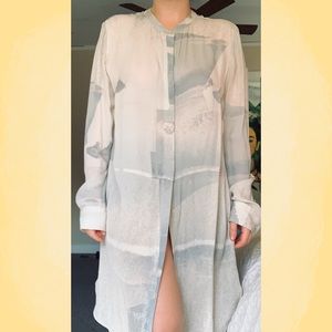 Silk dress by Wilfred